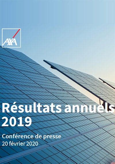 Résultats annuels 2019 